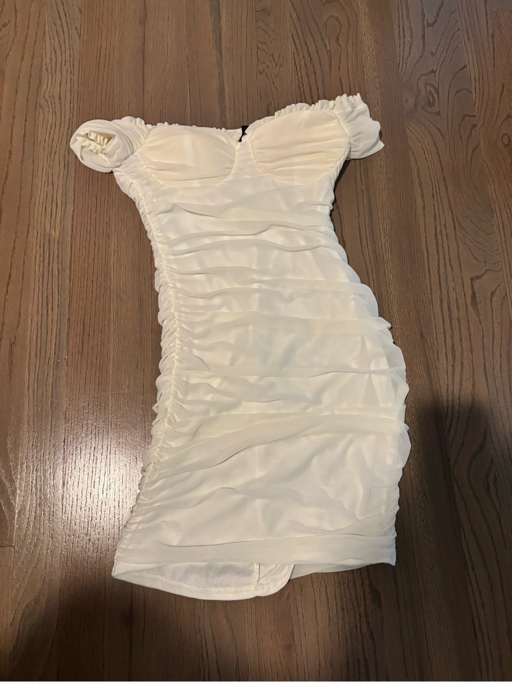 Windsor Women’s White Off The Shoulder Dress